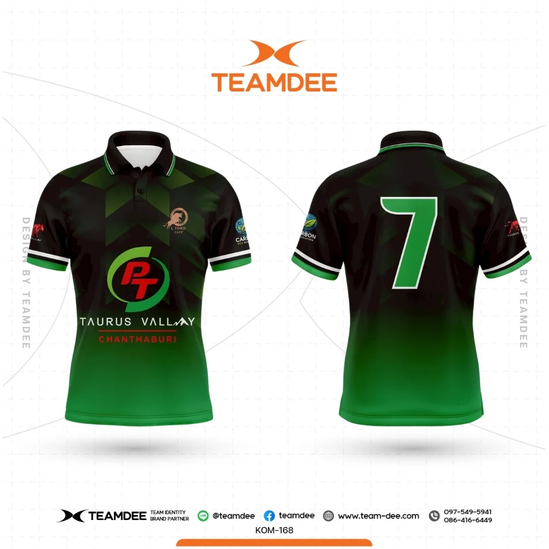 ตัวอย่างแบบเสื้อโปโลพนักงานออฟฟิศ TEAMDEE
