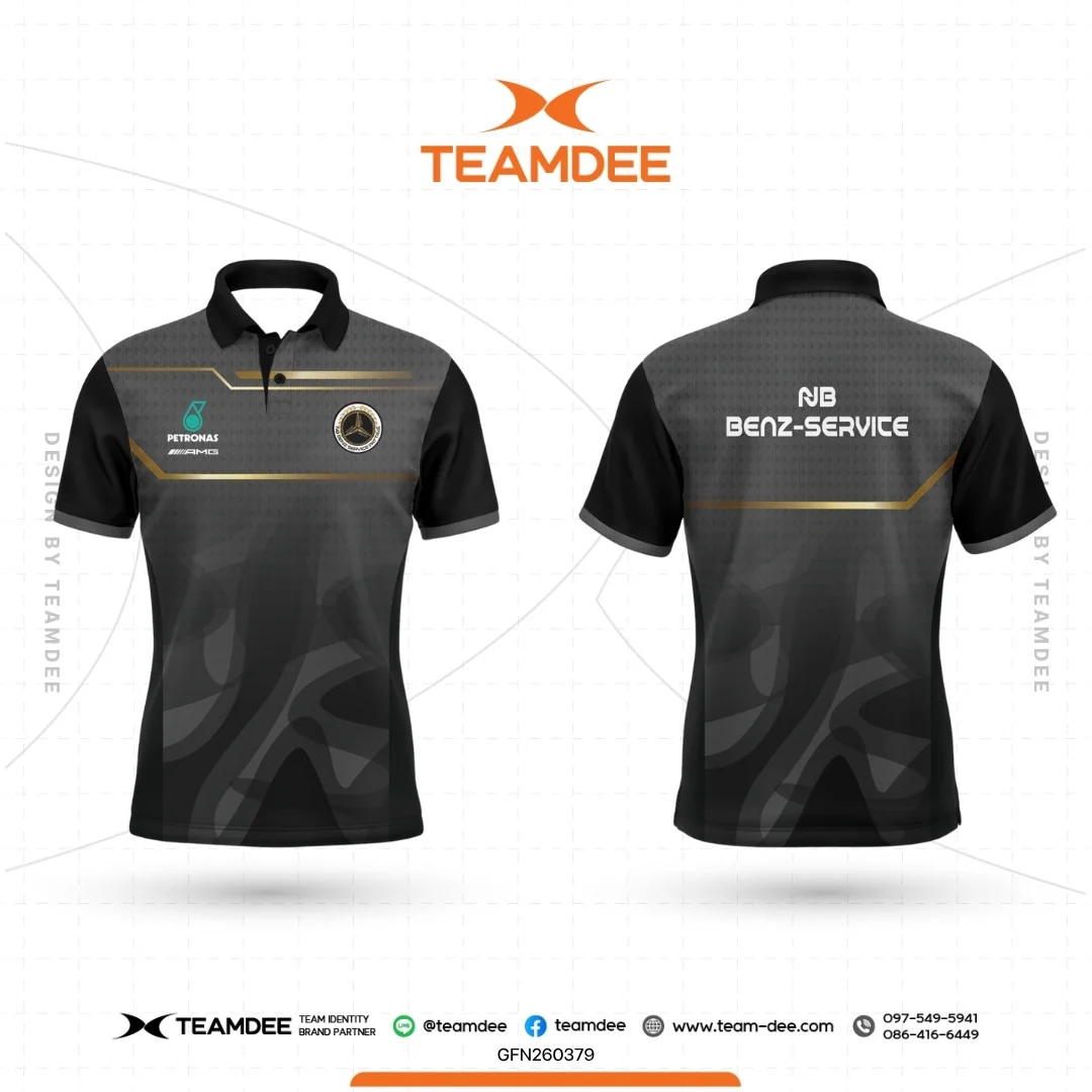 เสื้อโปโลบริษัทคุณภาพสูง ไม่ยับ ไม่ต้องรีด